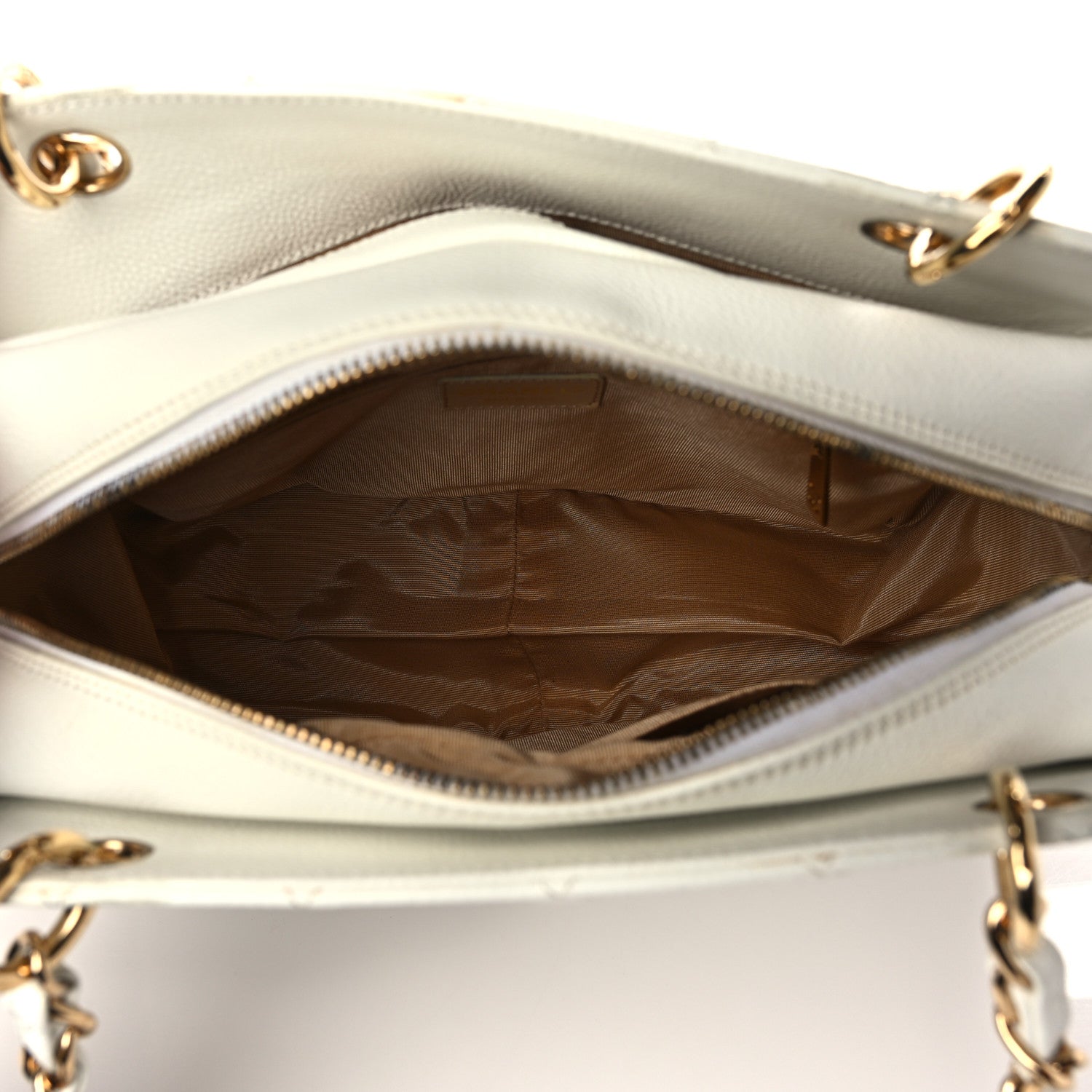 Chanel Caviar Quilted Petit Timeless Tote PTT White 4 of 13