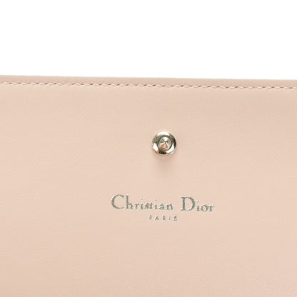 Christian Dior Grained Calfskin Wallet on Chain Pouch Rose Poudre 6 of 7