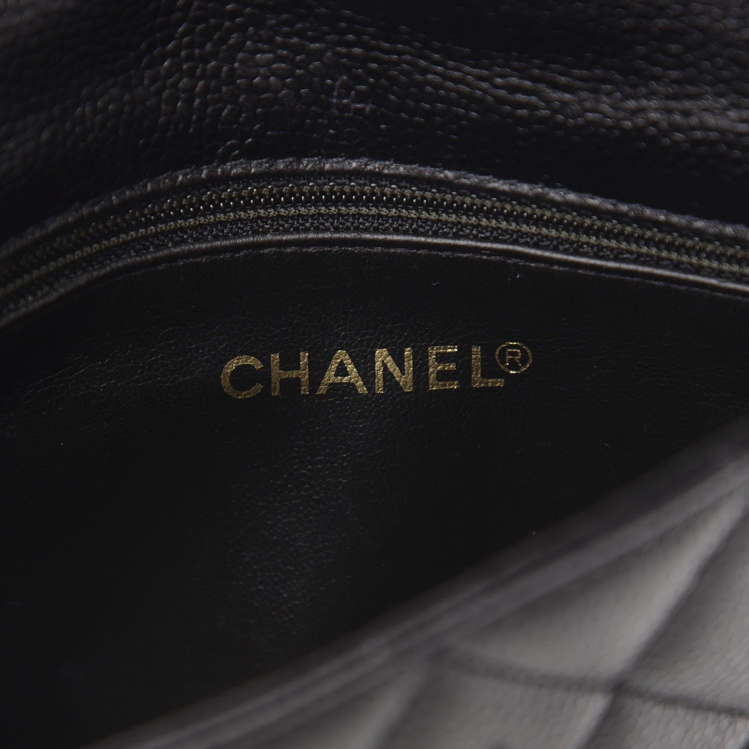 Chanel Caviar Quilted Flap Belt Bag Clutch 75 30 Black 6 of 10