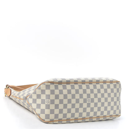 Louis Vuitton Damier Azur Delightful MM Rose Ballerine 3 of 8