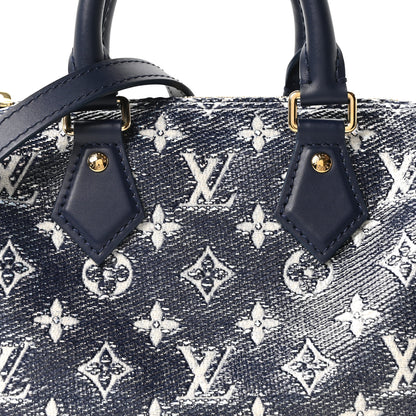 Louis Vuitton Monoglam Speedy Bandouliere 20 Blue 6 of 8