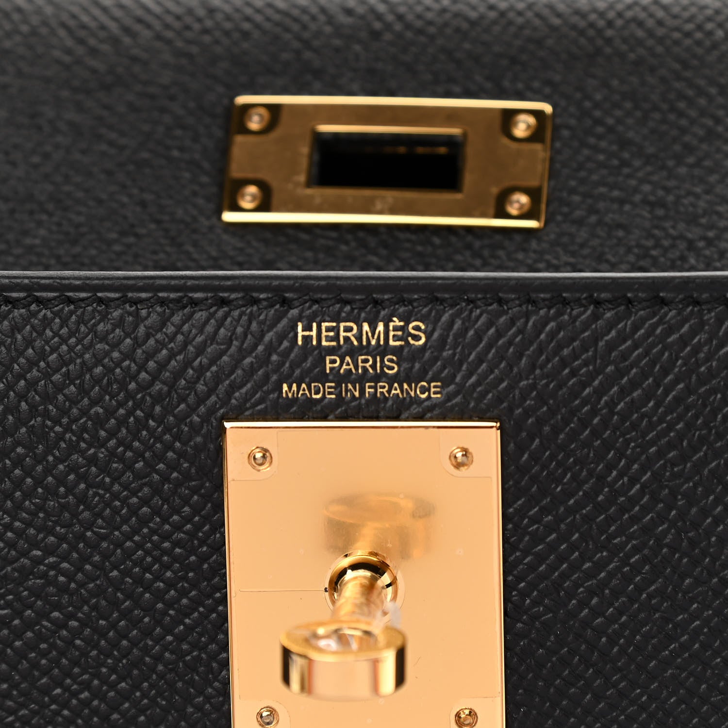 Hermes Epsom Kelly Sellier 28 Black 6 of 11