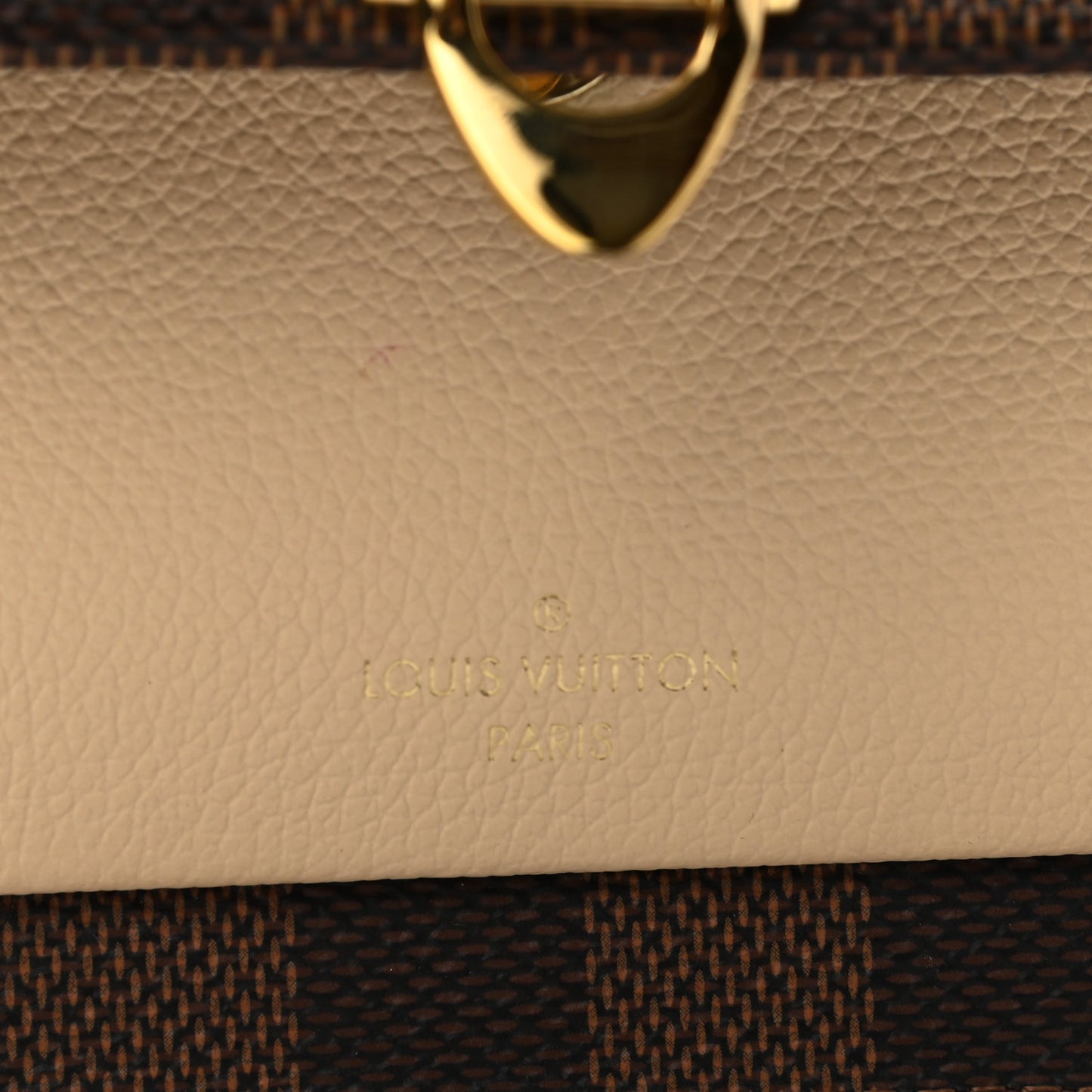 Damier Ebene Vavin Chain Wallet Creme