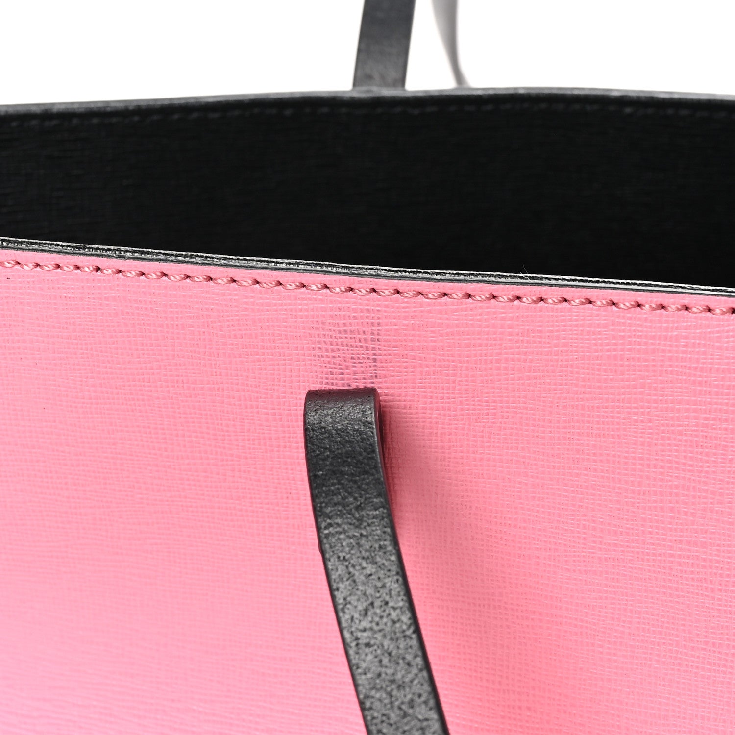 Fendi Vitello Elite Cuoio Monster Buggies Medium Roll Tote Lollypop Black 11 of 11