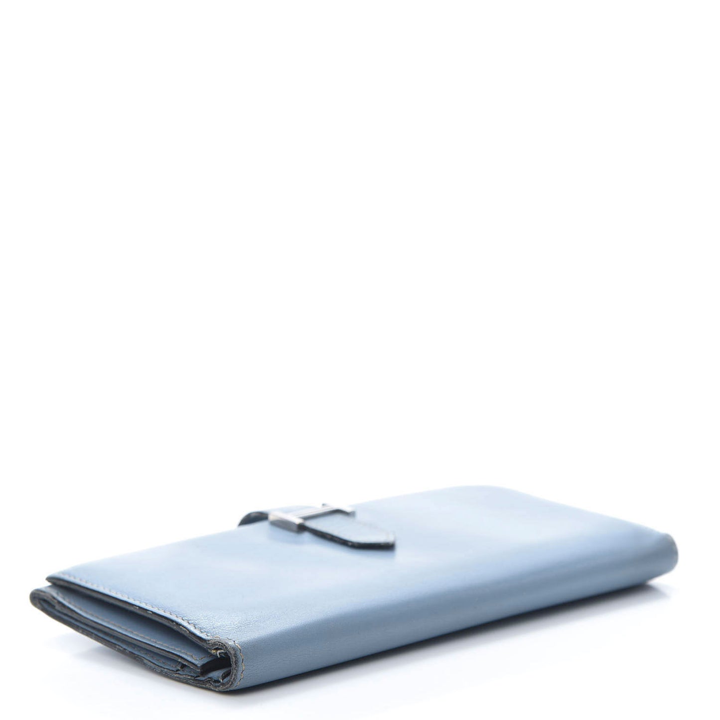 Box Bearn Gusset Wallet Blue Jean