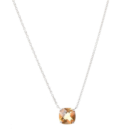 Tiffany Sterling Silver Citrine Sparklers Pendant Necklace 1 of 6