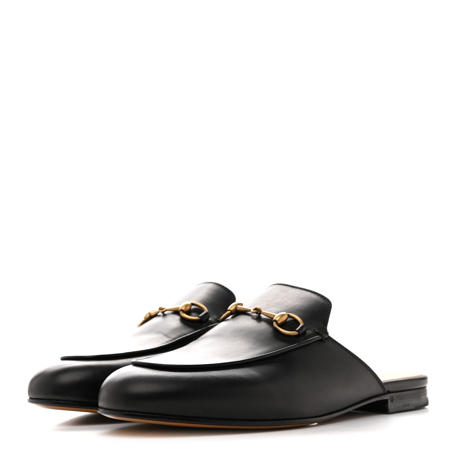 Gucci Calfskin Womens Princetown Slippers 40 Black 4 of 10