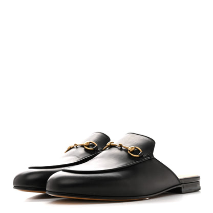 Gucci Calfskin Womens Princetown Slippers 40 Black 4 of 10