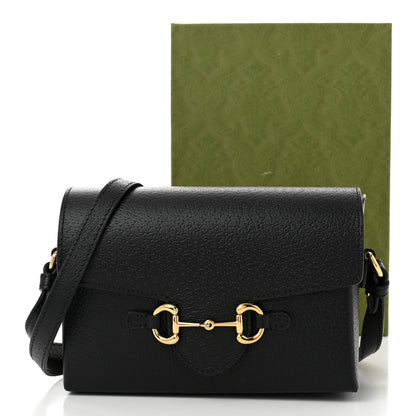 Gucci Calfskin Horsebit 1955 Shoulder Bag Black 11 of 11