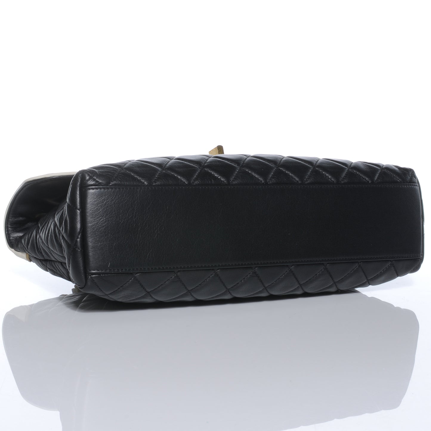 Lambskin Quilted Mademoiselle East West Flap