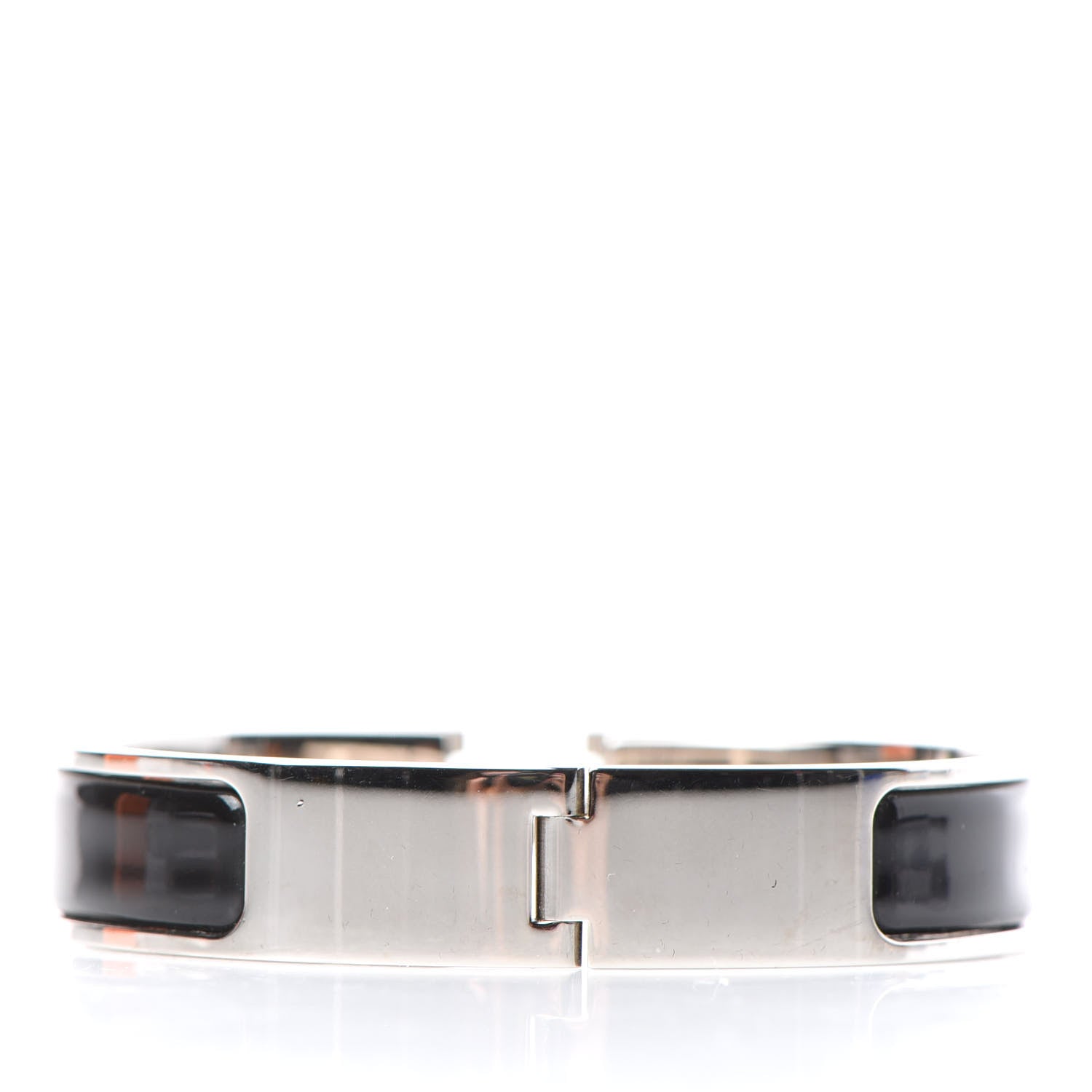 Hermes Enamel Narrow Clic Clac H Bracelet PM Black 3 of 5