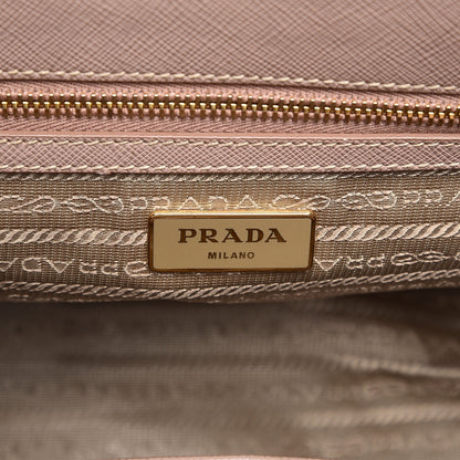 Prada Saffiano Small Galleria Double Zip Tote Cammeo 7 of 13