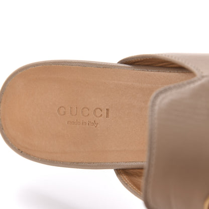 Gucci Malaga Kid Womens Princetown Slippers 38.5 Mud 7 of 10