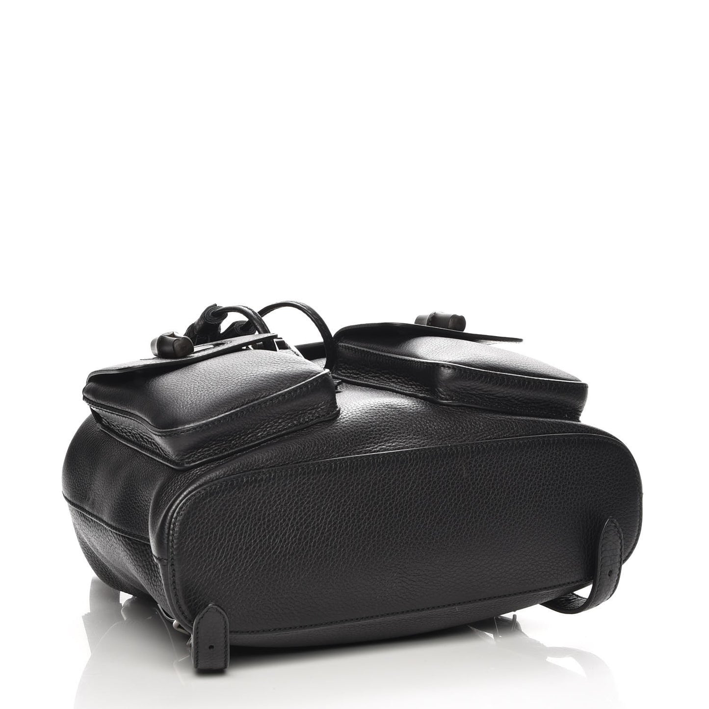 Cellarius Calfskin Medium Bamboo Backpack Black