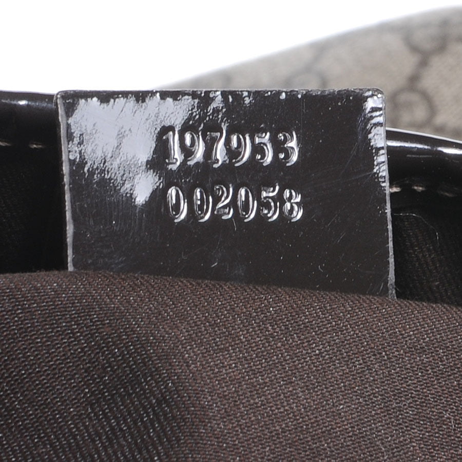 GG Plus Monogram Medium Joy Tote Brown