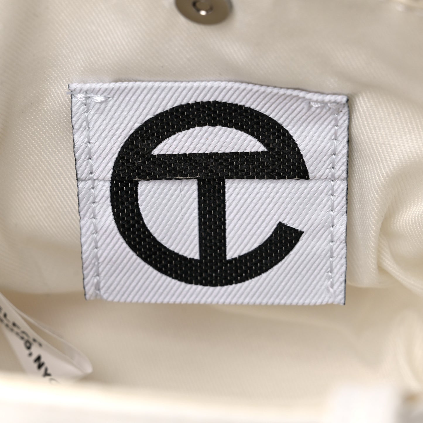 Vegan Leather Small Shopping Bag White