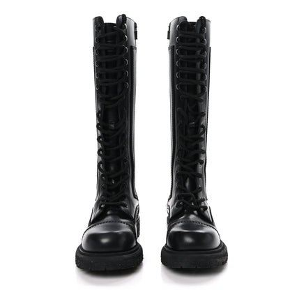 Christian Dior Matte Calfskin Diorebel High Boots 39 Black 2 of 9