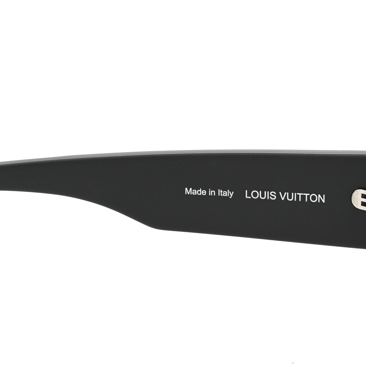 Acetate LV Clash Large Square Sunglasses Z2707W Deep Black