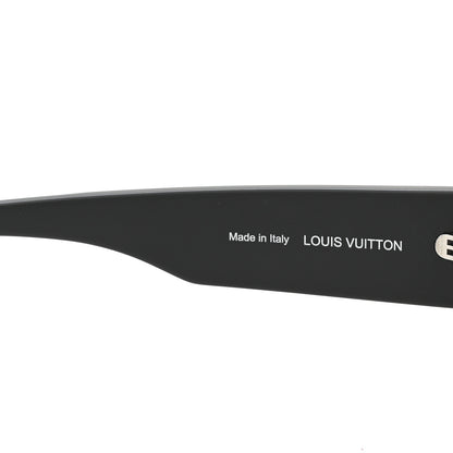 Louis Vuitton Acetate LV Clash Large Square Sunglasses Z2707W Deep Black 5 of 9