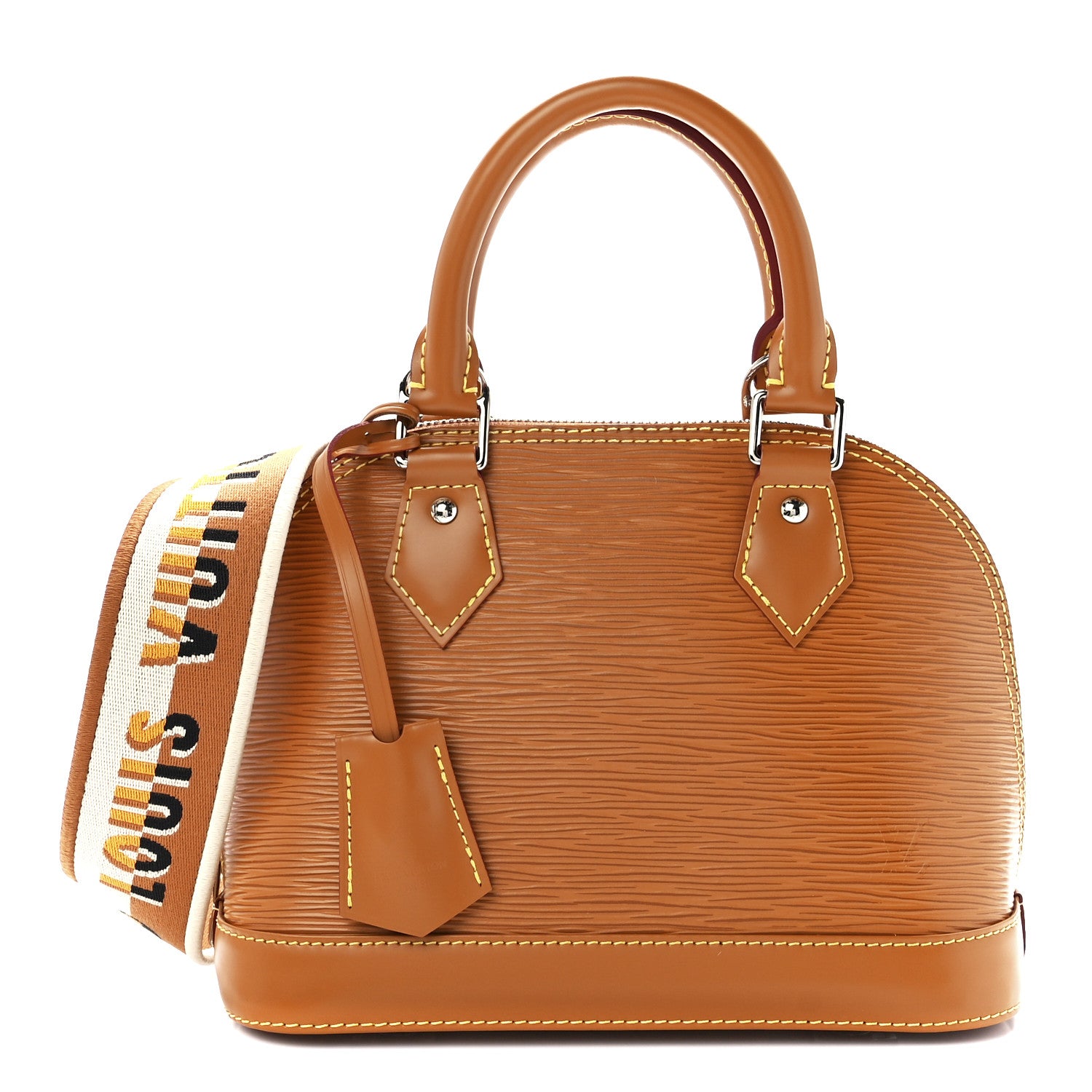Louis Vuitton Epi Jacquard Alma BB Honey Gold 1 of 12