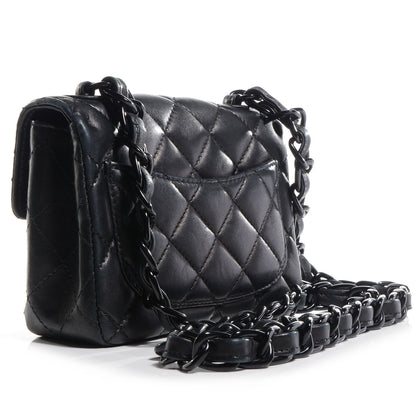 Chanel Lambskin Mini Square Flap Black 3 of 10