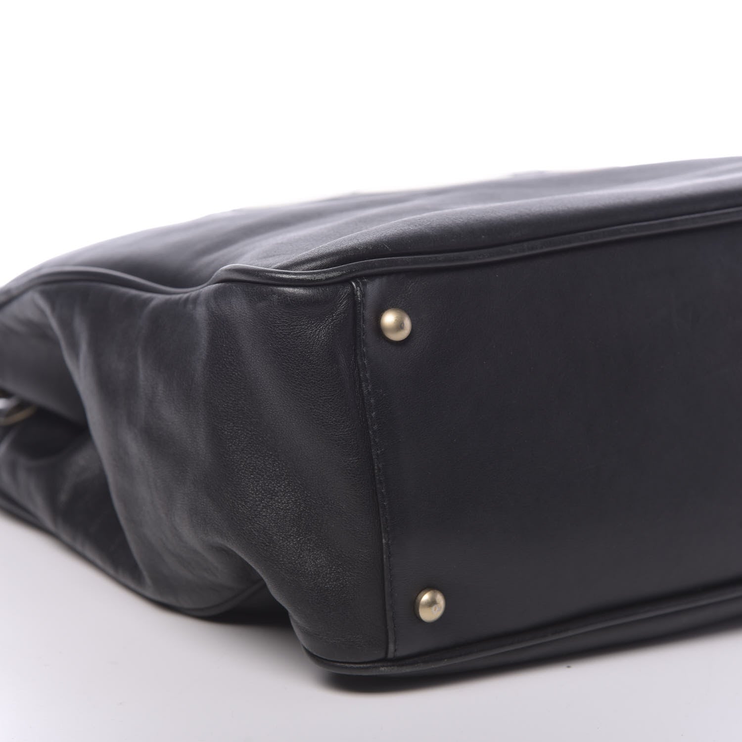 Chanel Lambskin Camellia Tote Black 8 of 10