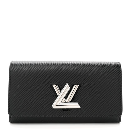 Louis Vuitton Epi Twist Wallet Black 1 of 7