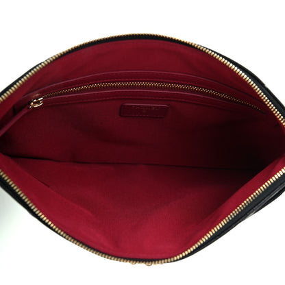 Chanel Goatskin Quilted Chanel 19 Pouch Black 5 of 7