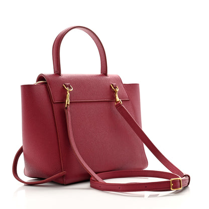 Celine Grained Calfskin Nano Belt Bag Acai 3 of 19