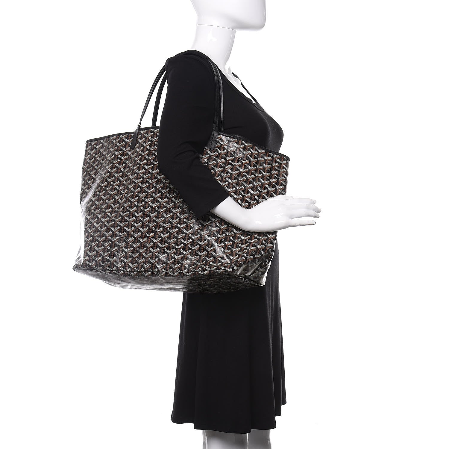 Goyard Goyardine Saint Louis GM Black 2 of 11