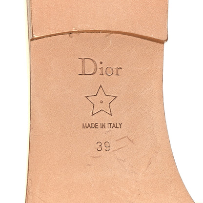 Christian Dior Crystal Calfskin D-Club Mule Sandal 39 White 7 of 9