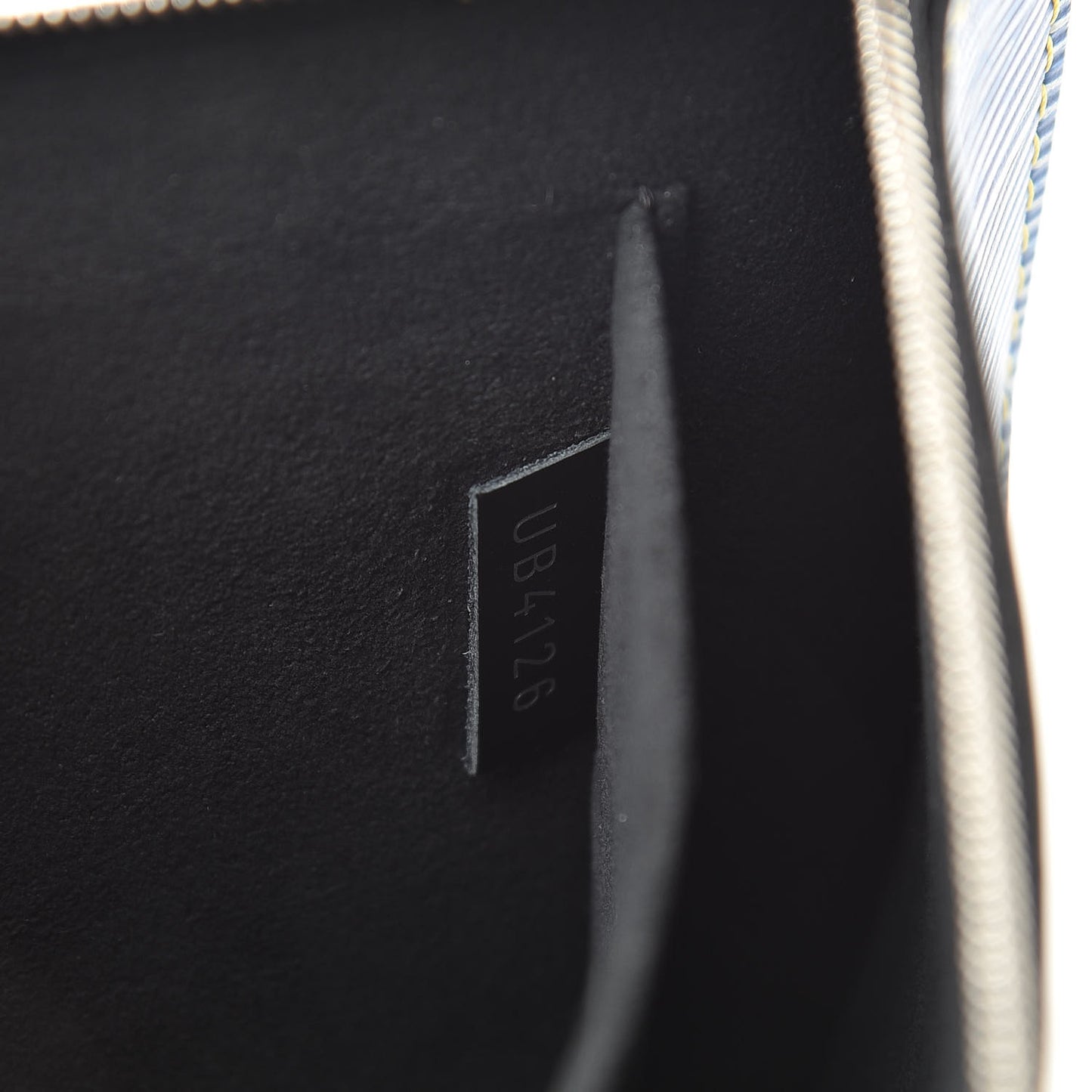 Epi Neverfull Pochette MM Denim Light