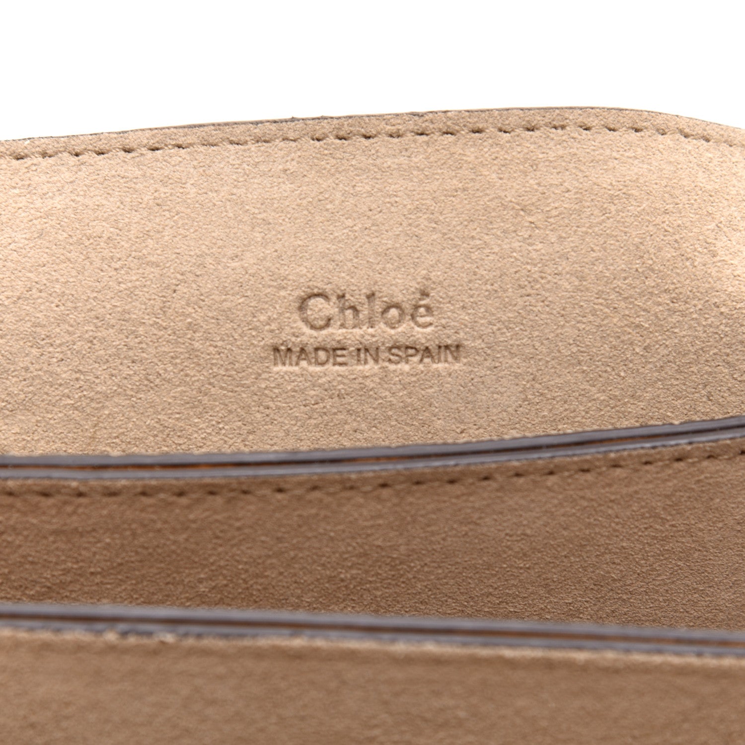 Chloe Suede Calfskin Small Faye Shoulder Bag Mustard Brown 9 of 10