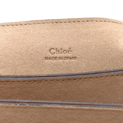 Chloe Suede Calfskin Small Faye Shoulder Bag Mustard Brown 9 of 10