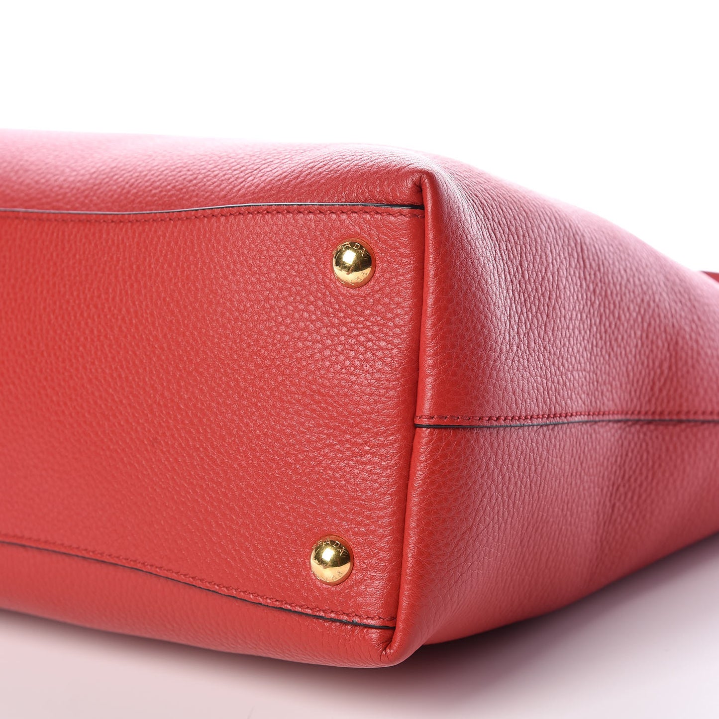 Vitello Daino Tote Rosso