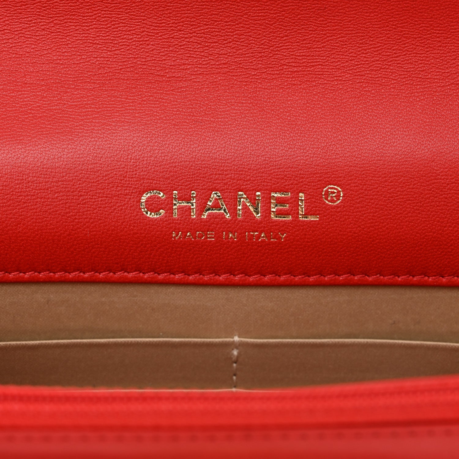 Chanel Lambskin Quilted Golden Class Wallet on Chain WOC Red 6 of 11