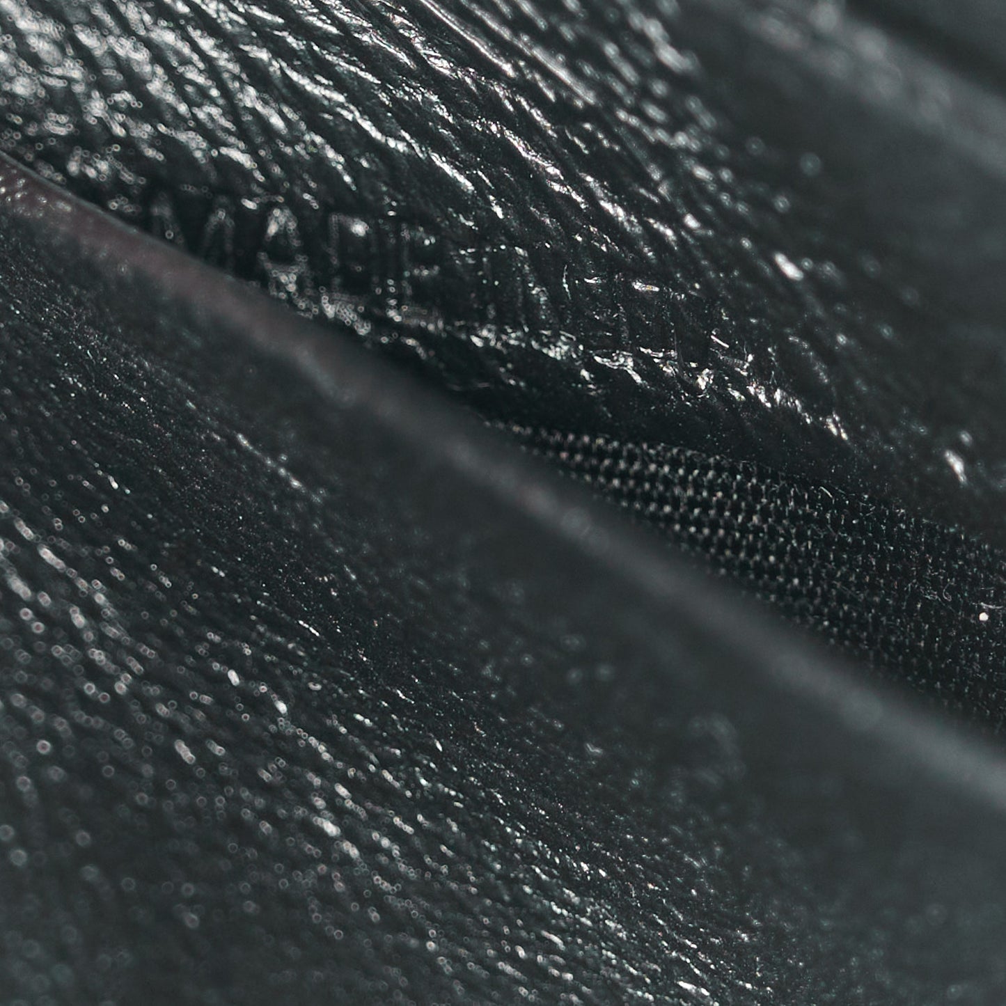 Metallic Calfskin Crocodile Embossed Hourglass Chain Bag  Silver