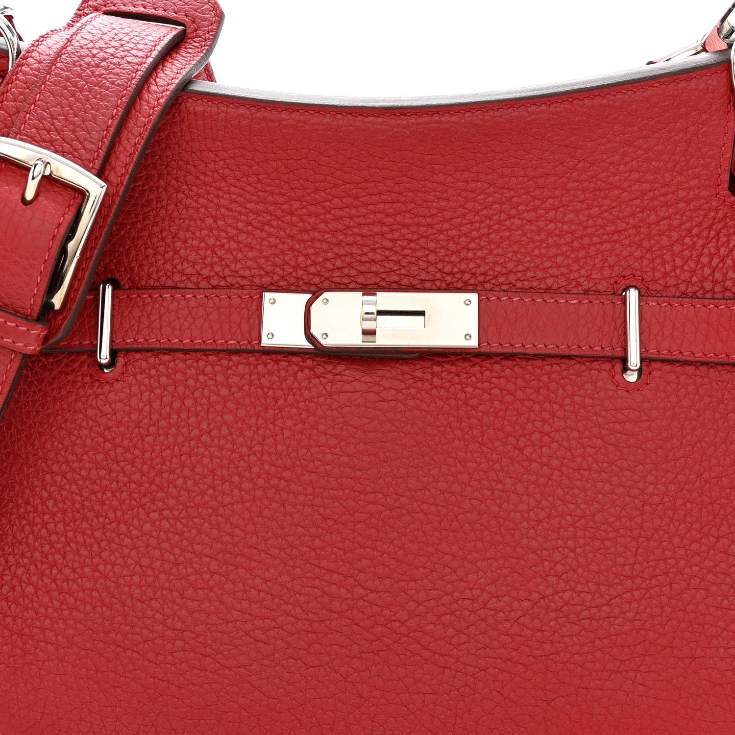 Hermes Taurillon Clemence Jypsiere 28 Rouge Casaque 8 of 15