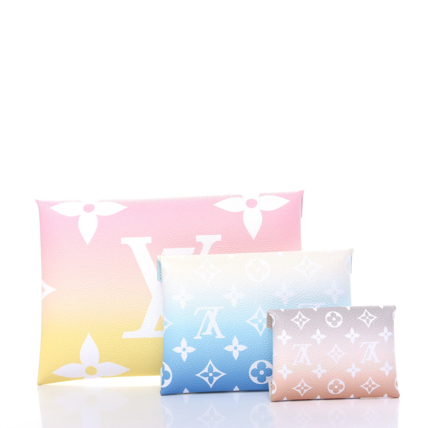 Louis Vuitton Monogram Giant By The Pool Kirigami Pochette Set 3 of 17