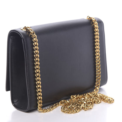 Saint Laurent Calfskin Small Classic Monogram Kate Tassel Satchel Black 3 of 15