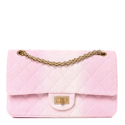 Chanel Ombre Denim Quilted 2.55 Reissue 225 Flap Pink 1 of 10