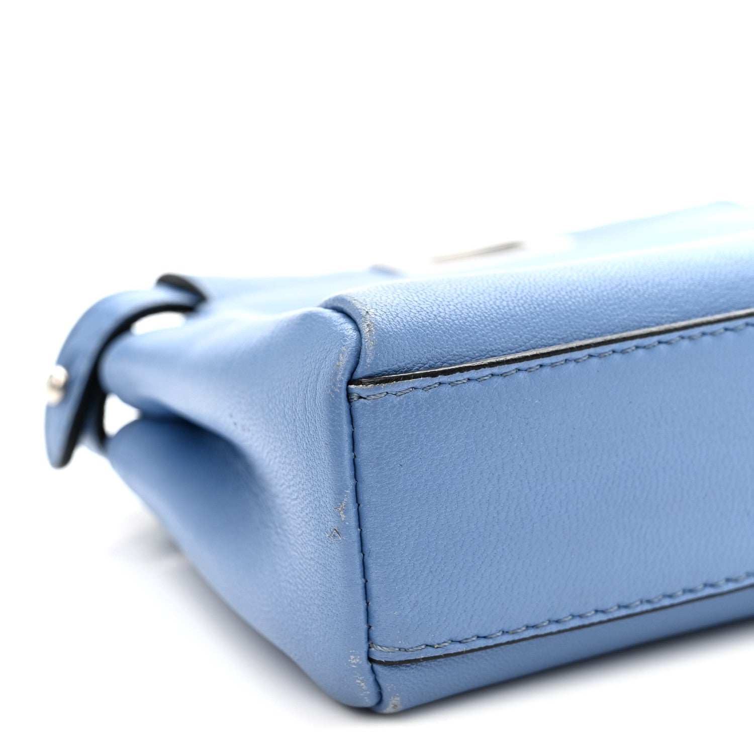 Fendi Nappa Micro Peekaboo Iconic Satchel Nebula 10 of 12