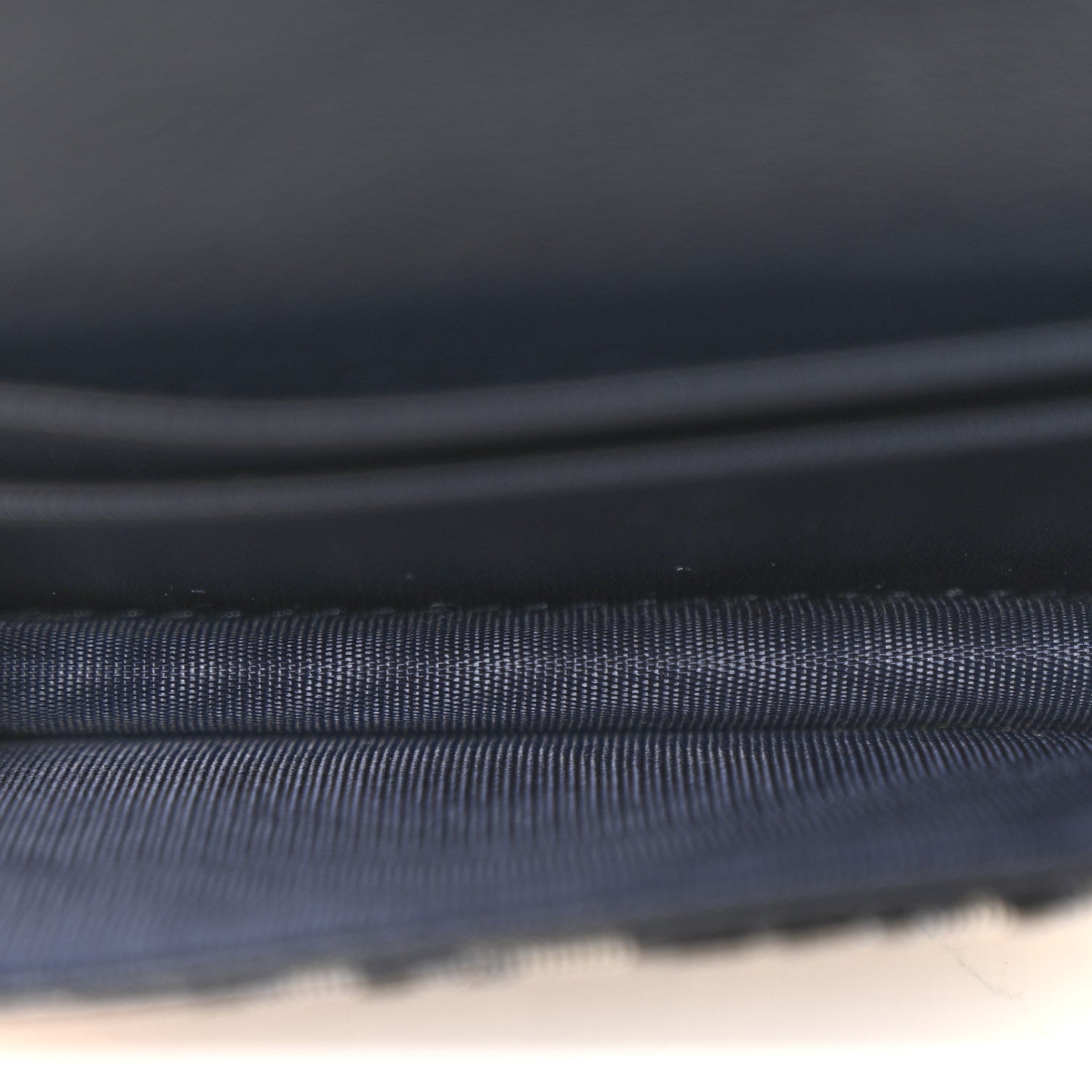 Christian Dior Oblique Saddle Card Holder Blue 5 of 8
