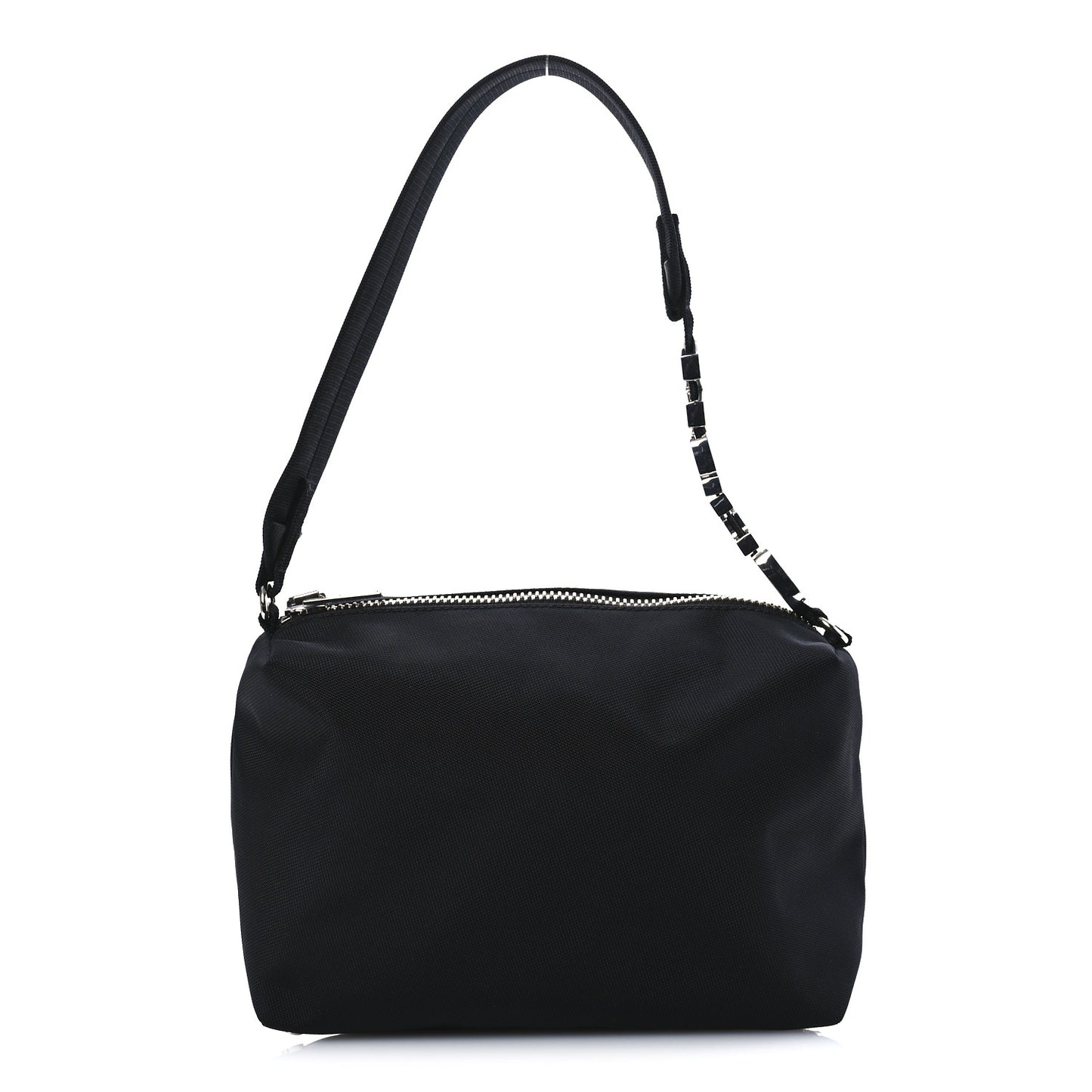 Nylon Canvas Heiress Sport Shoulder Bag Black