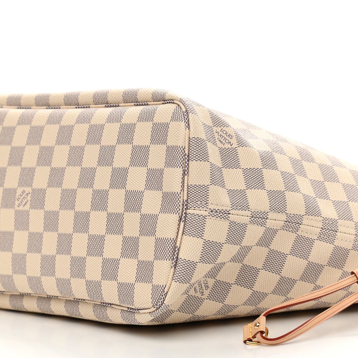 Damier Azur Neo Neverfull MM Rose Ballerine