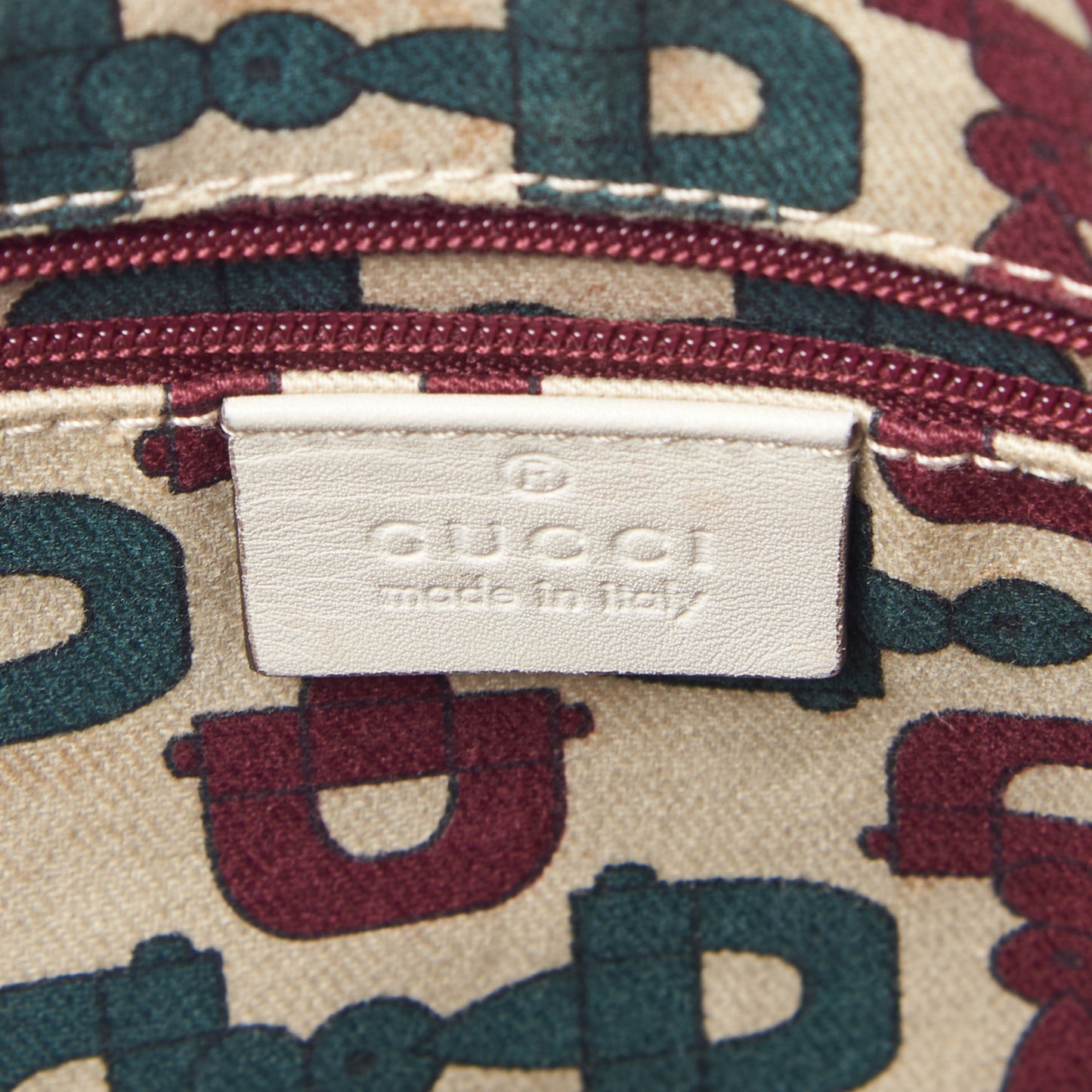 Guccissima Medium Princy Tote Off White