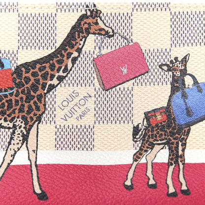 Louis Vuitton Damier Azur 2017 Christmas Animation Mini Pochette Accessories 7 of 8