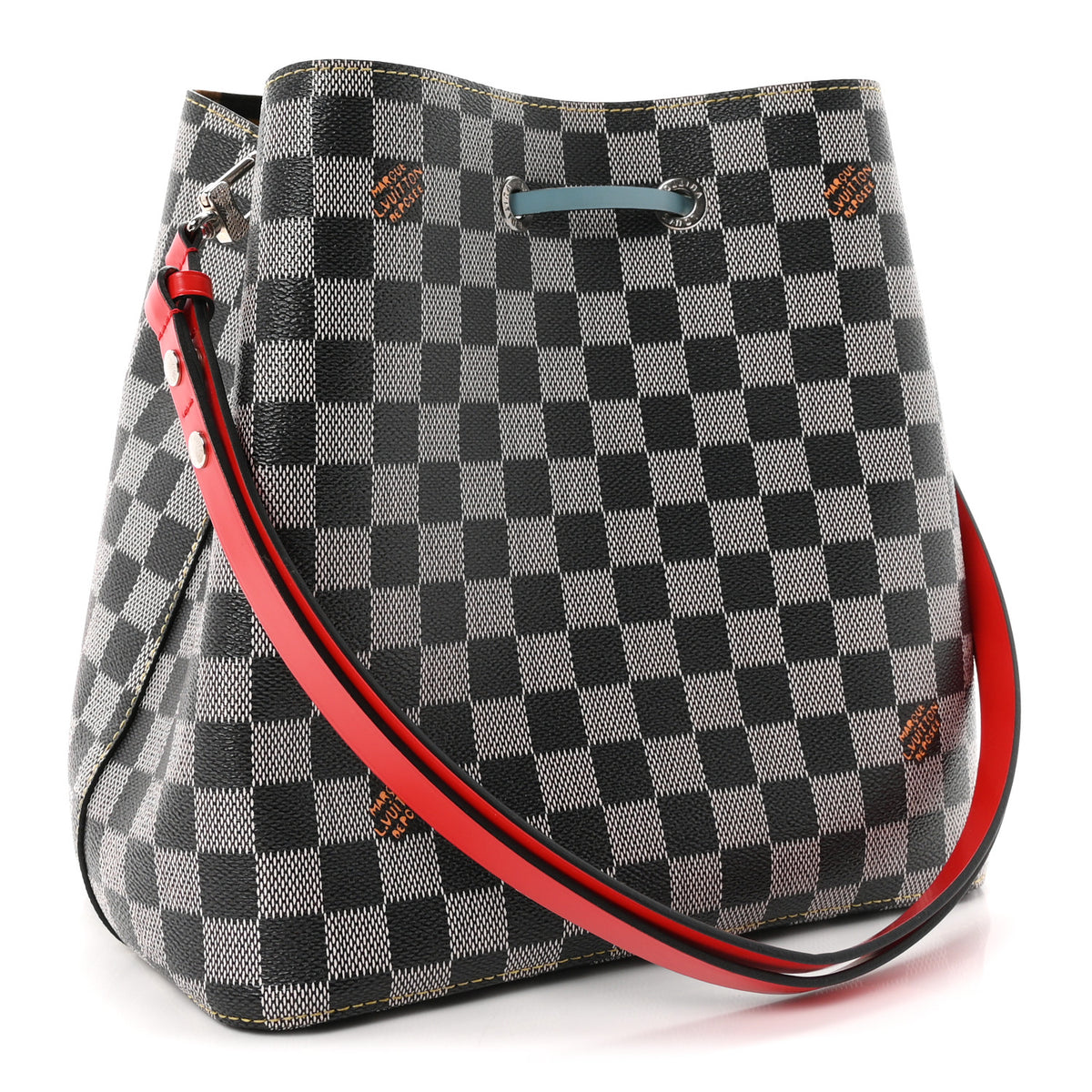 Louis Vuitton Damier Neonoe Black White 3 of 10