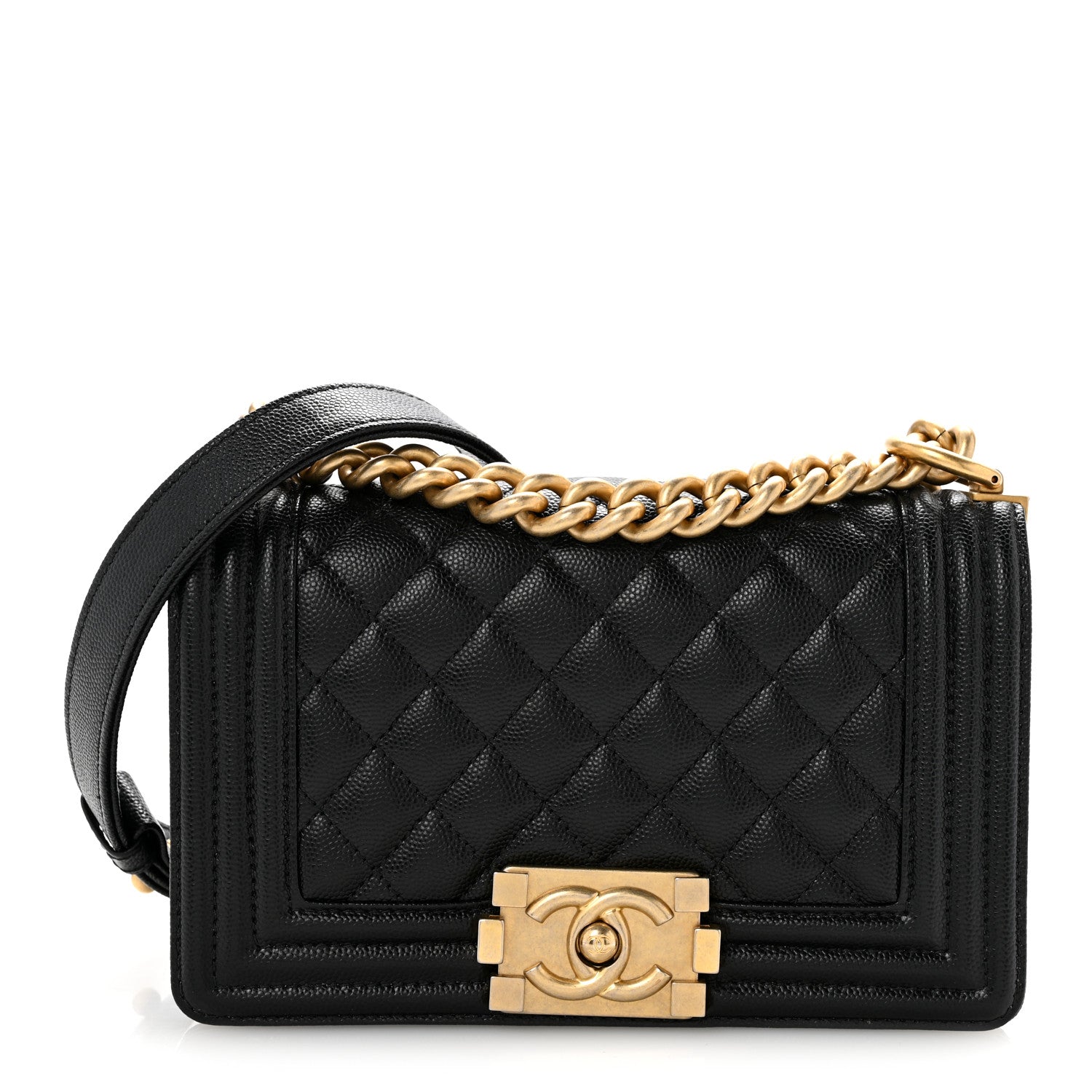 Chanel Caviar Quilted Small Boy Flap Black 1 of 14
