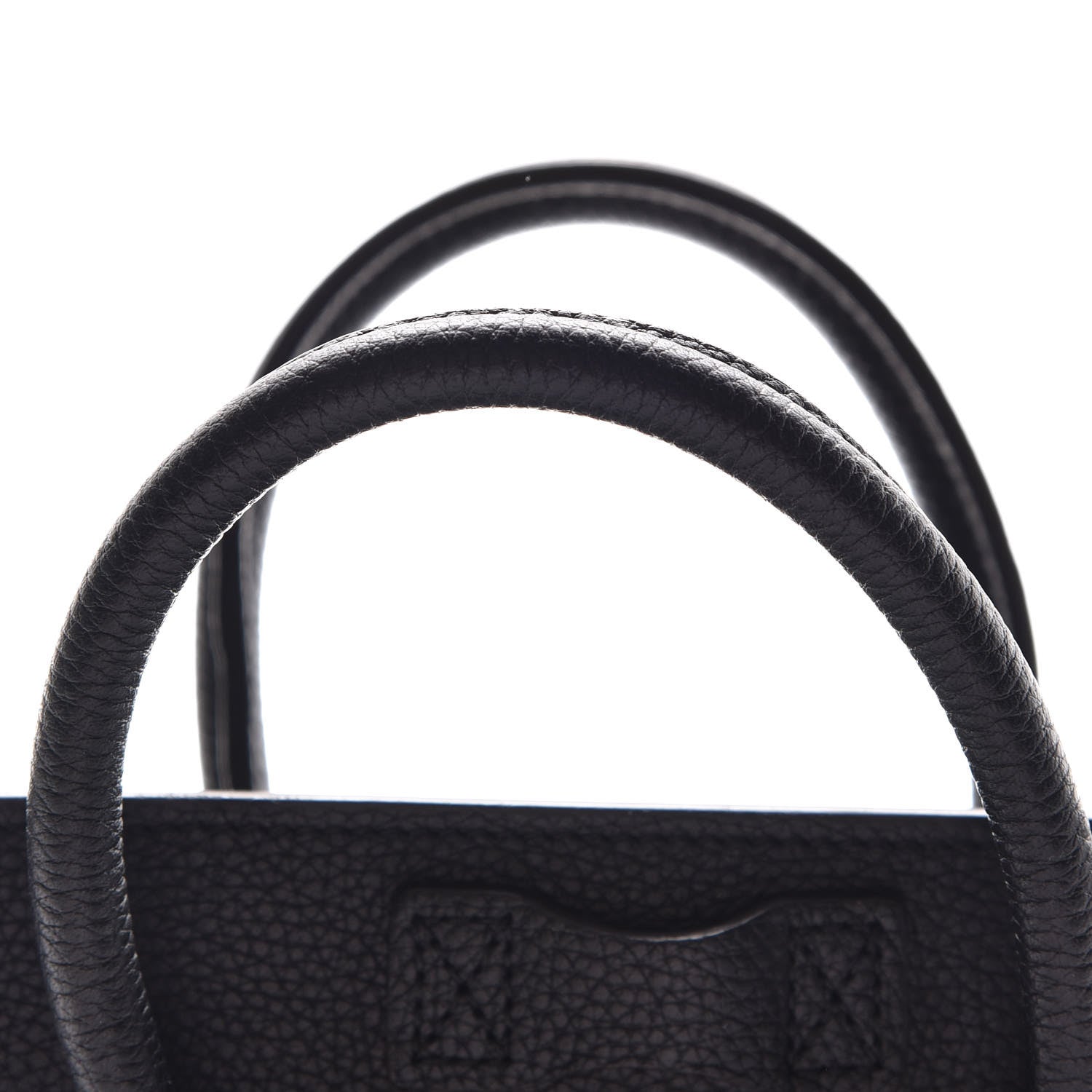 Celine Drummed Calfskin Nano Luggage Black 12 of 16